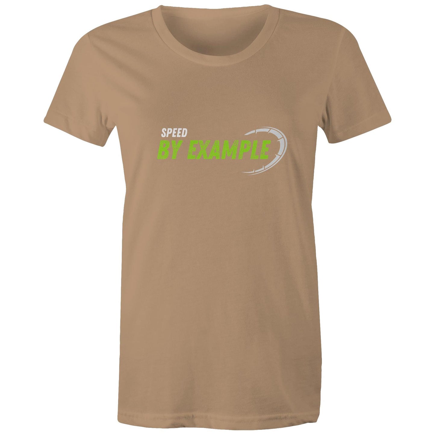 Port Wine Design x West Coast Customs - Speed by example - AS Colour - Women's Maple Tee