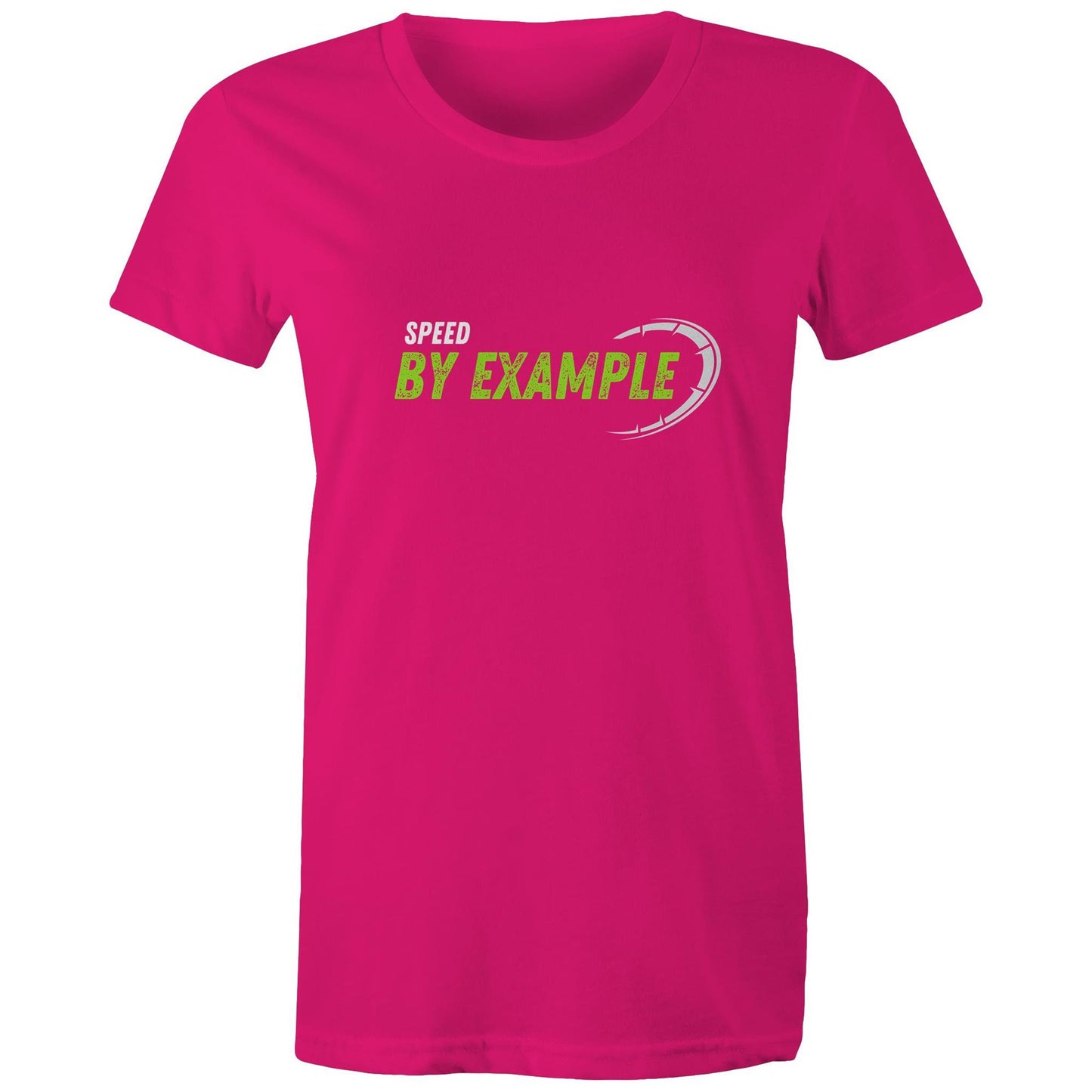 Port Wine Design x West Coast Customs - Speed by example - AS Colour - Women's Maple Tee