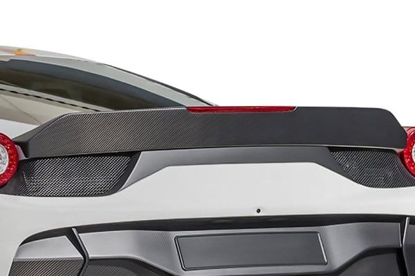 458-VX Aero Decklid Spoiler Carbon Fiber PP 1X1 Glossy