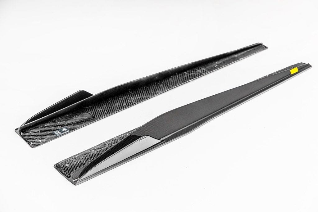 488 Aero Sideskirts Carbon Fiber PP 1x1 Glossy