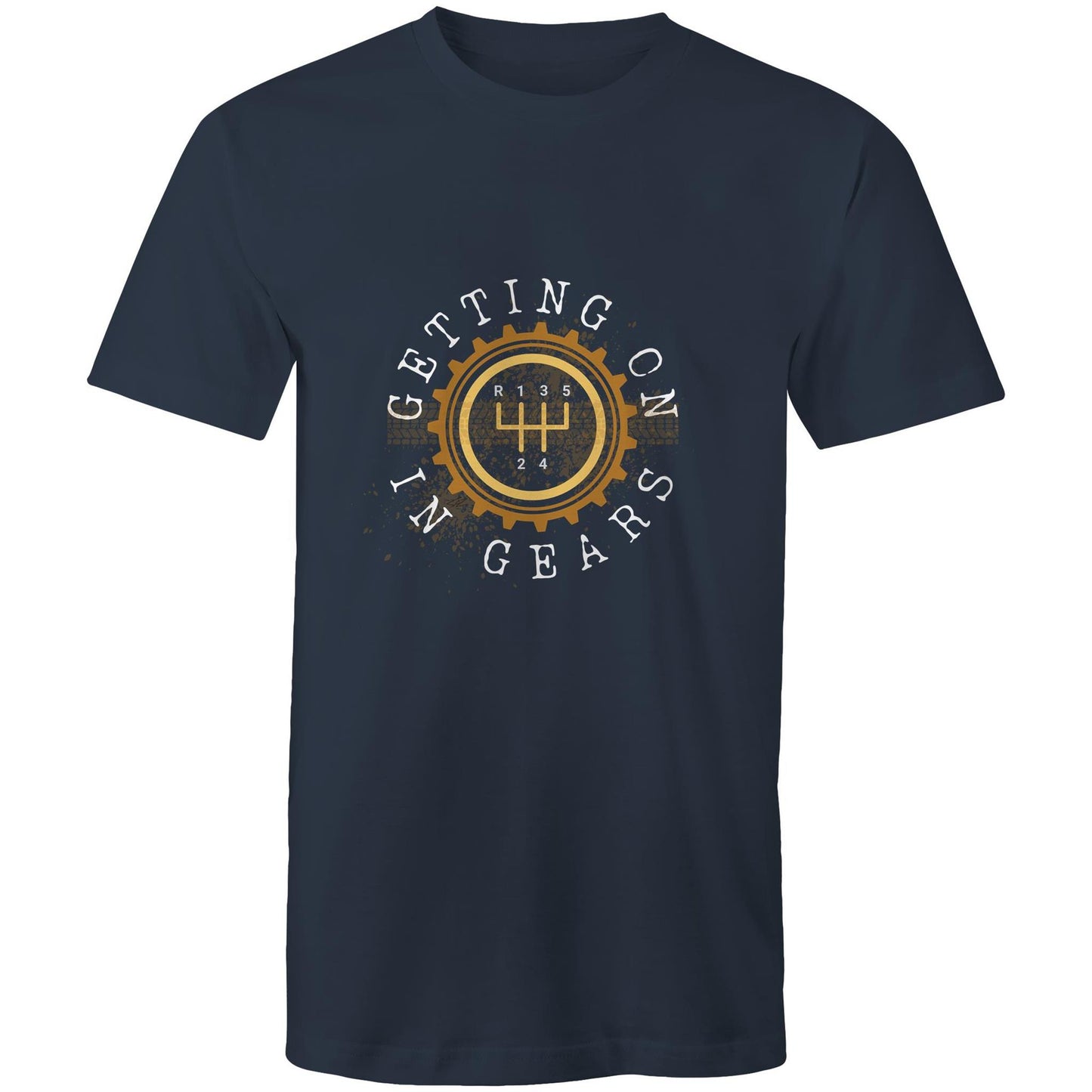 West Coast Custom x Port Wine Design Classic Men's Tee - Getting on in Gears