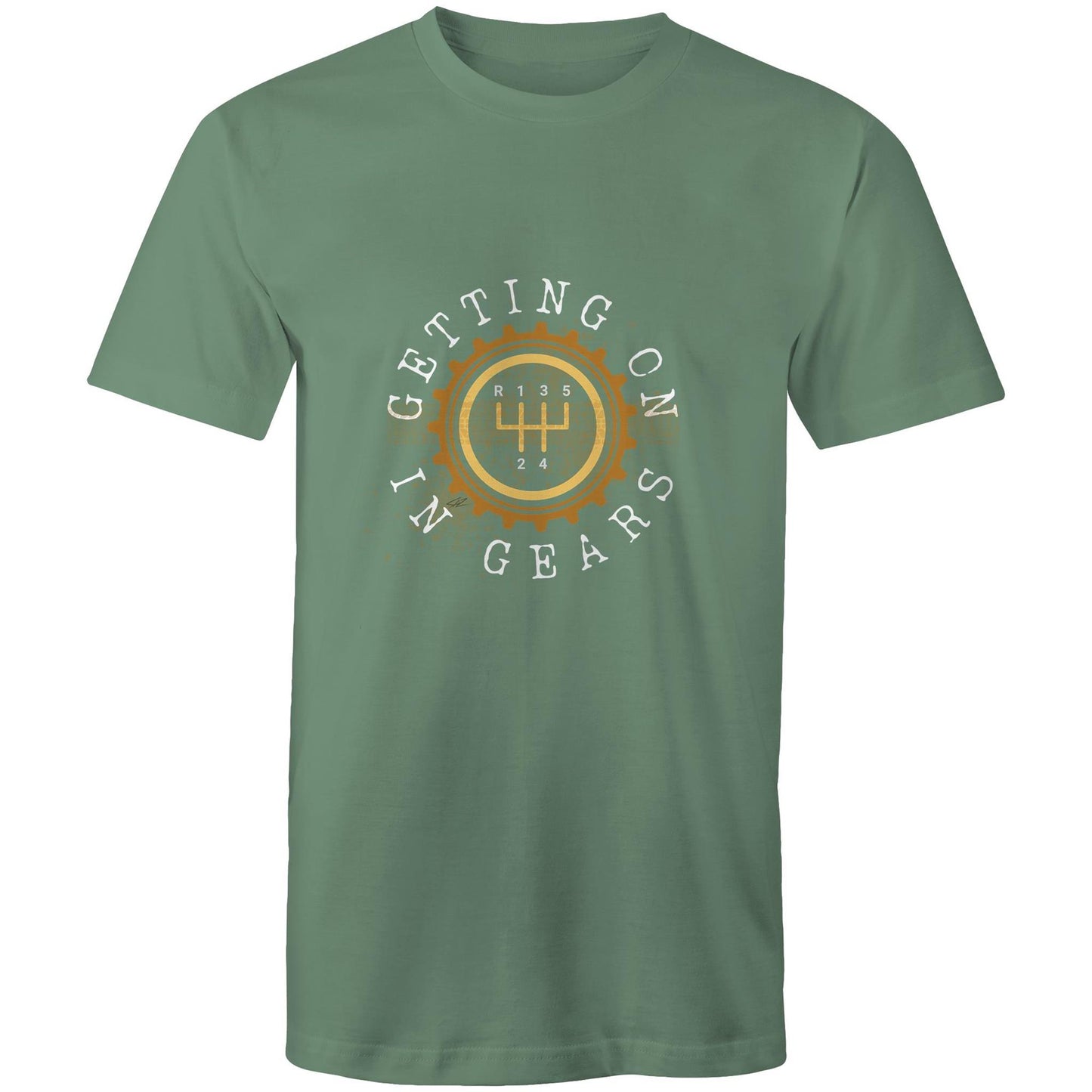 West Coast Custom x Port Wine Design Classic Men's Tee - Getting on in Gears