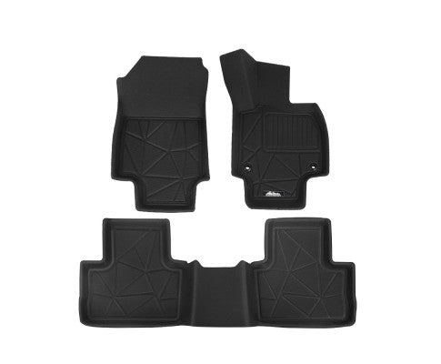 MODEL SPECIFIC ALL WEATHER Rubber Floor Mats Front And Rear Compatible