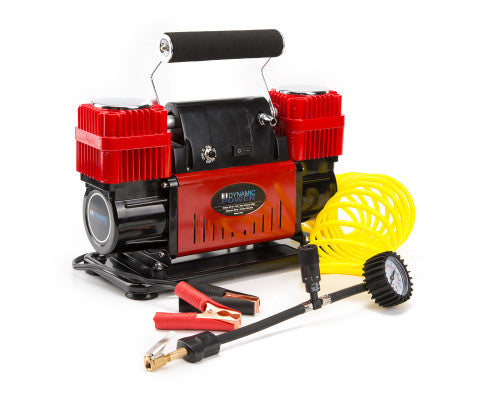 Portable Car Tyre Air Compressor Inflator 300L/MIN 12V RED