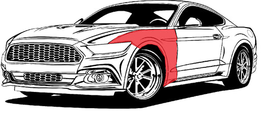 Front Fenders Paint Protection Film (+$150)