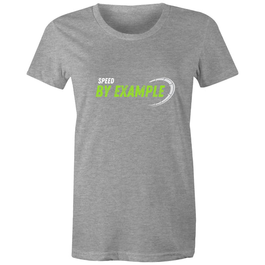 Port Wine Design x West Coast Customs - Speed by example - AS Colour - Women's Maple Tee