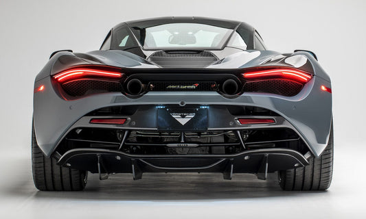 McLaren 720S - Silverstone Edition Aero Rear Diffuser Carbon Fiber PP 2x2 Glossy