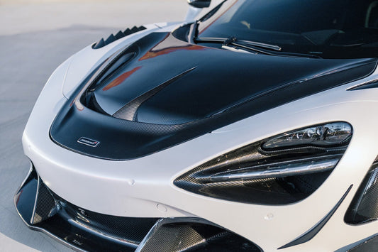 McLaren 720S - Silverstone Edition Aero Hood Carbon Fiber PP 2X2 Glossy