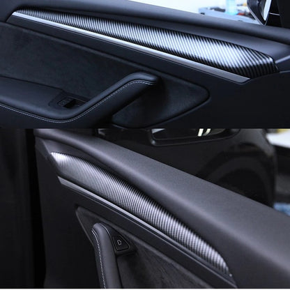 Tesla Model 3 carbon fiber door trim